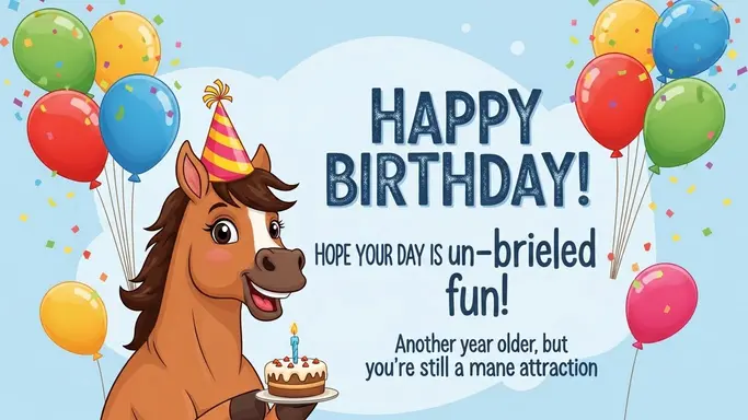  Horse Birthday Puns