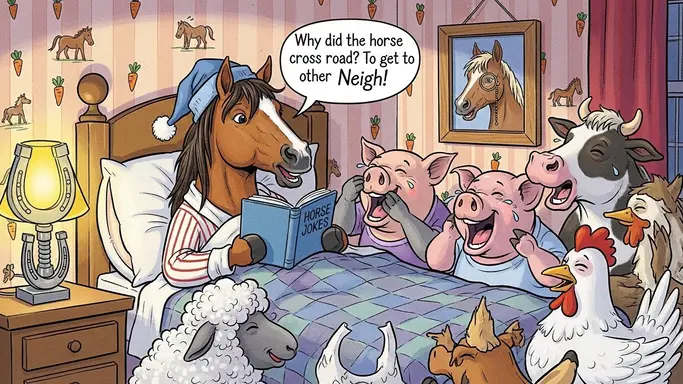 Horse Jokes for Bedtime Laughs