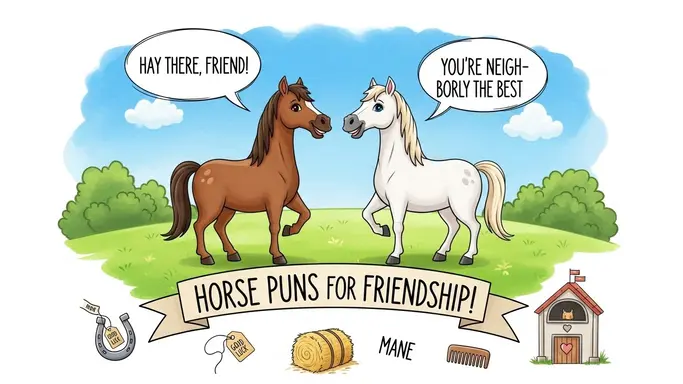 Horse Puns for Friendship