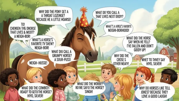 Horse Puns for Kids’ Conversations