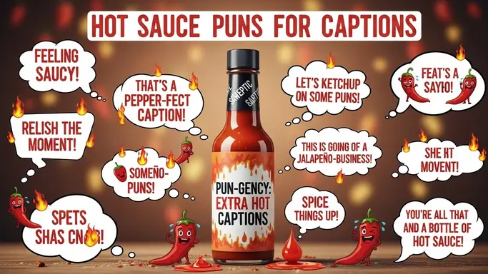 Hot Sauce Puns for Captions