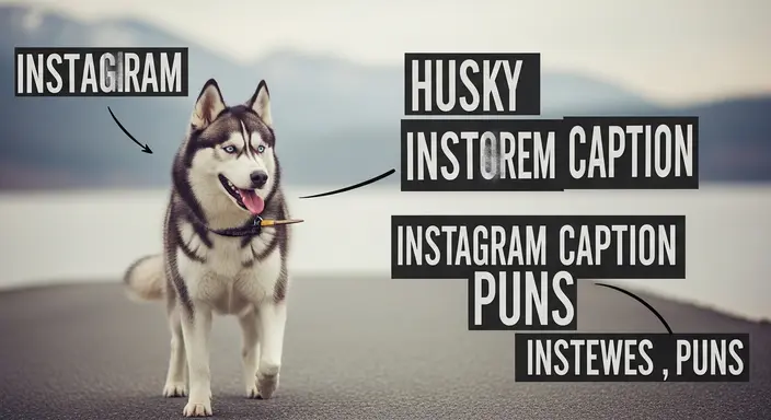 Husky Instagram Caption Puns