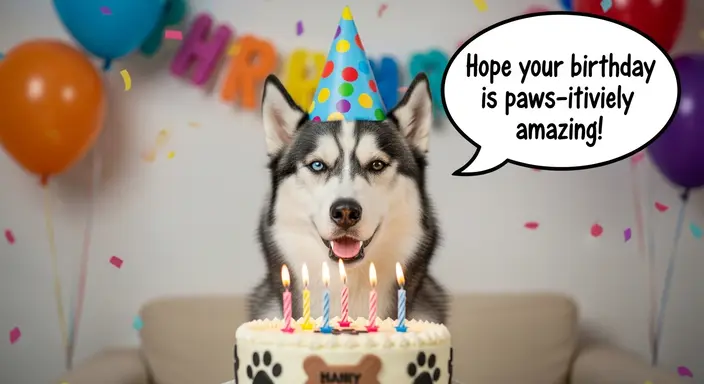 Husky Puns for Birthdays