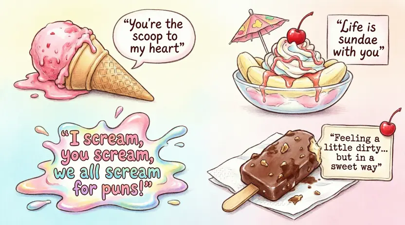 Ice Cream Puns Dirty