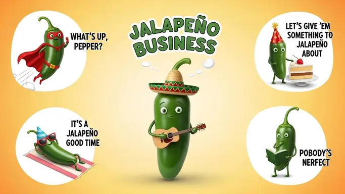 Jalapeno Puns for Captions