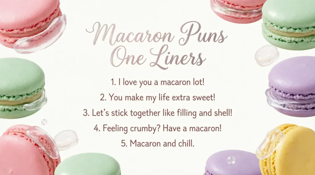 Macaron Puns One Liners
