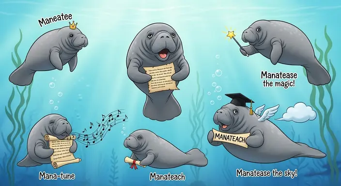 Manatee Puns for Jokes & Storytelling