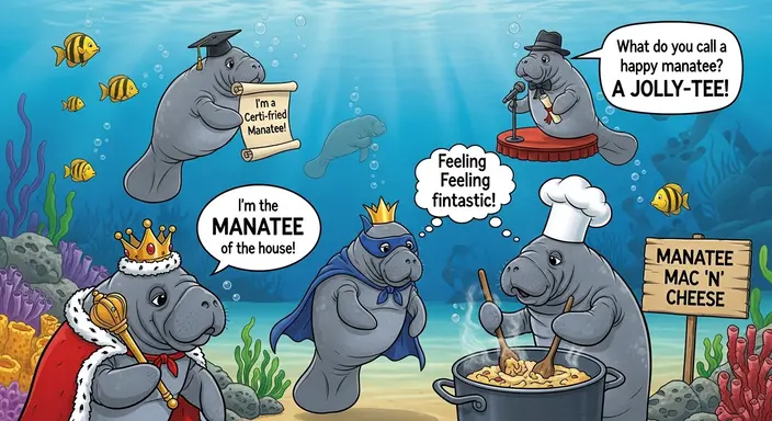 Manatee Puns That Kids Love Most
