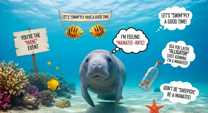 Manatee Puns