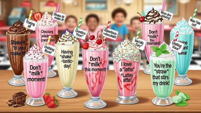 Milkshake Puns for Kids