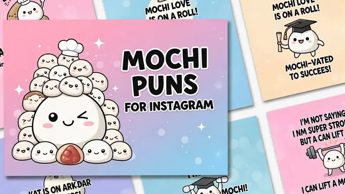Mochi Puns for Instagram