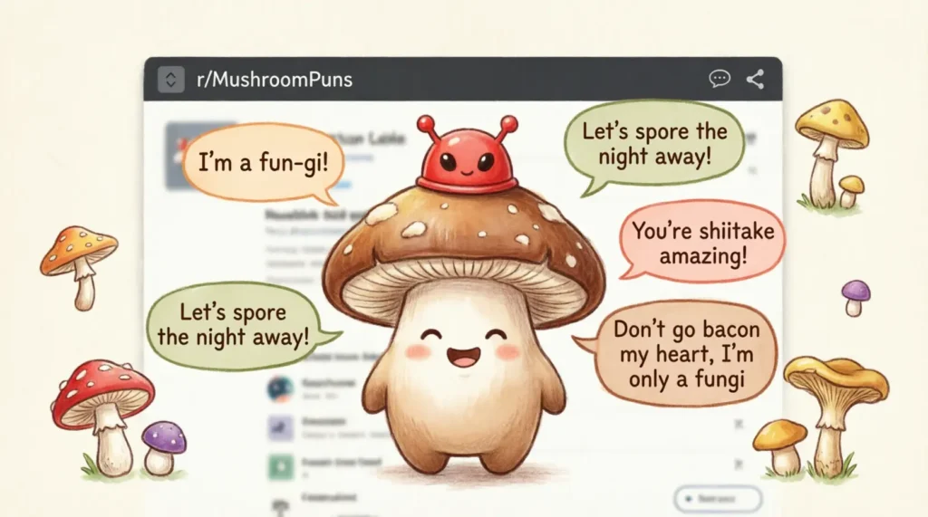 Mushroom Puns Reddit