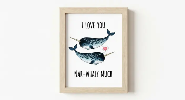 Narwhal Puns for Gifts & Cards