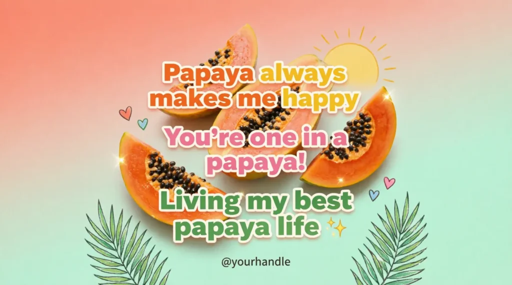 Papaya Puns for Instagram