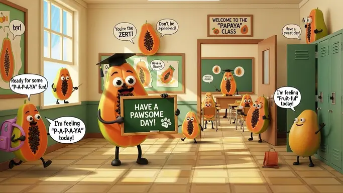 Papaya Puns for School Fun