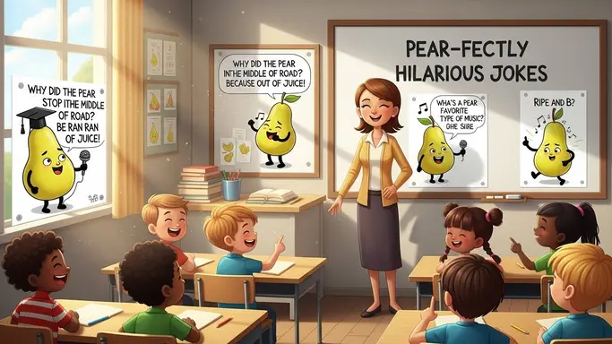 Pear Jokes for Classroom Fun