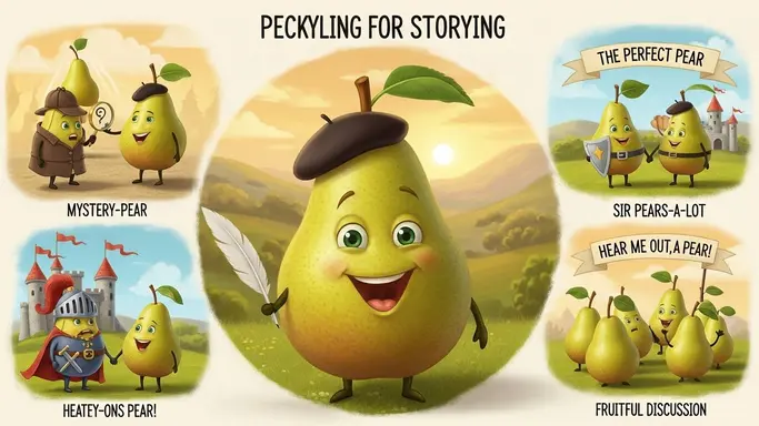 Pear Puns for Storytelling