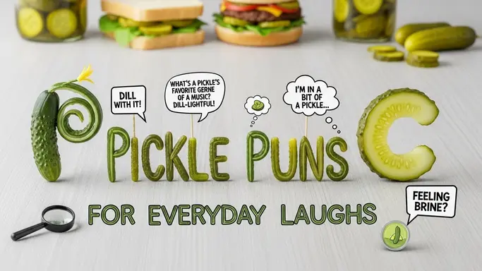 Pickle Puns for Everyday Laughs