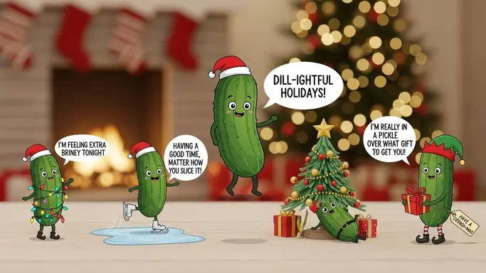 Pickle Puns for Holidays