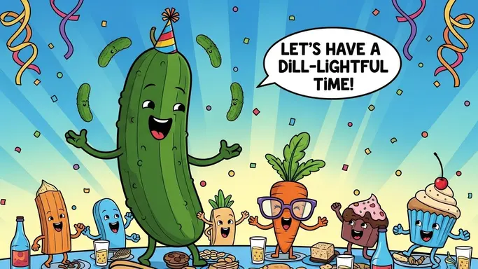 Pickle Puns for Kidsā Parties