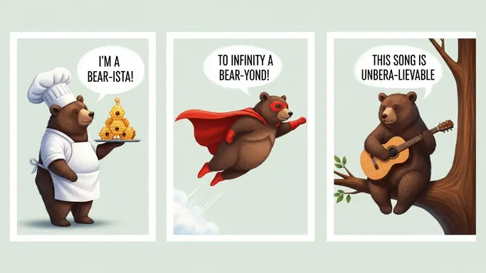 Playful Bear Puns for Everyday Fun
