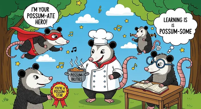 Possum Puns for Kids