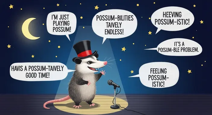 Possum Puns for Laugh Time
