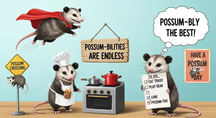 Possum Puns