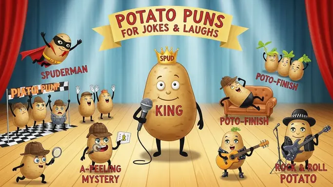 Potato Puns for Jokes & Laughs