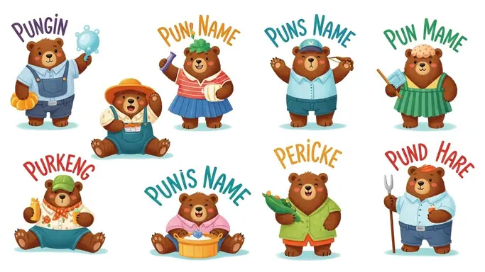 Punny Bear Names for Kids