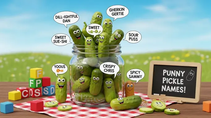 Punny Pickle Names for Kids