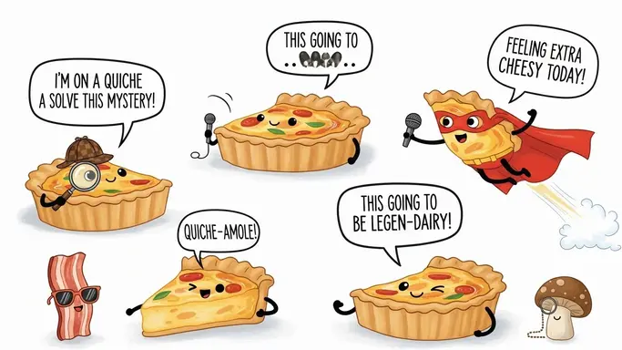 Quiche Puns