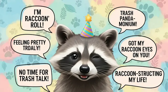 Raccoon Puns for Social Media Fun