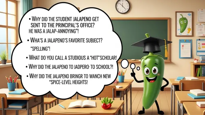 School-Friendly Jalapeno Puns