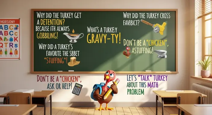 School-Friendly Turkey Puns
