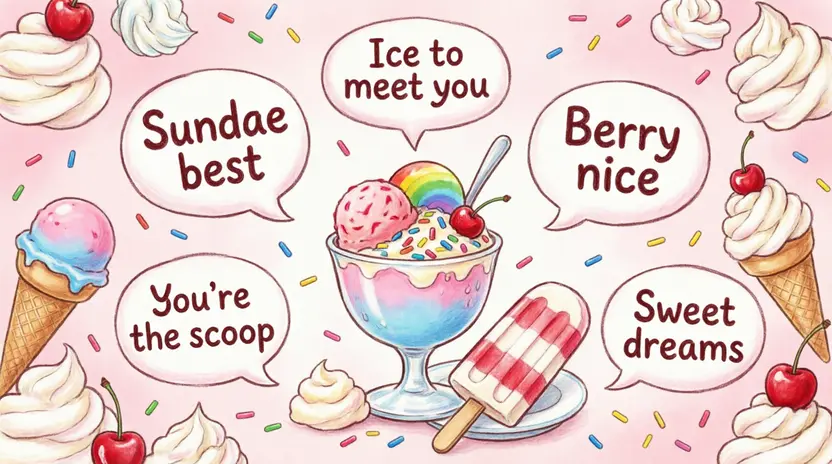 Short Ice Cream Puns