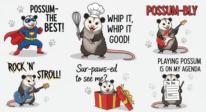 Short Possum Puns