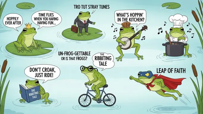 Silly Frog Puns