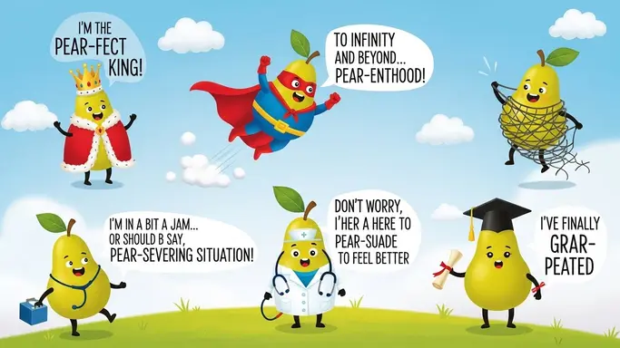 Silly Pear Puns That Make Kids Laugh