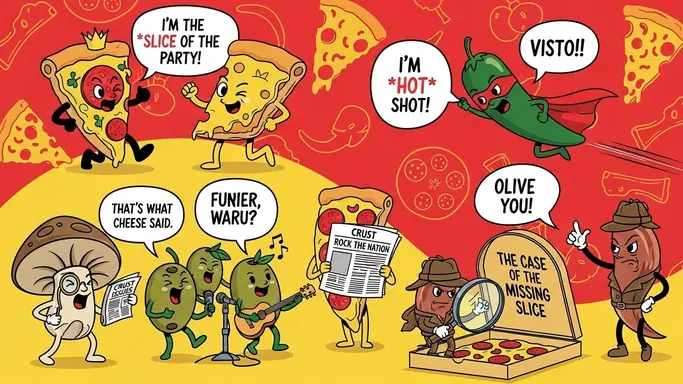Silly Pizza Puns for Fun Conversations