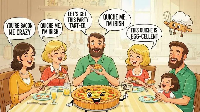 Silly Quiche Puns for Family Fun