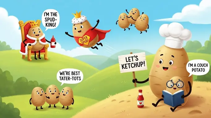 Simple Potato Puns for Little Kids