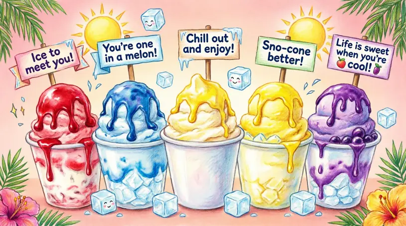 Snow Cone Puns One Liners