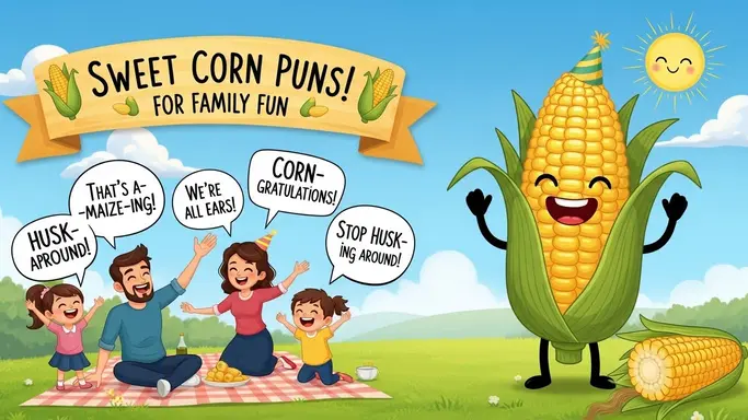 Sweet Corn Puns for Family Fun