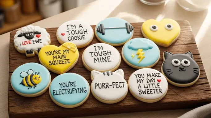 Sweet Food Cookie Puns