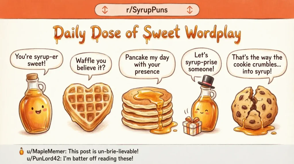 Syrup Puns Reddit