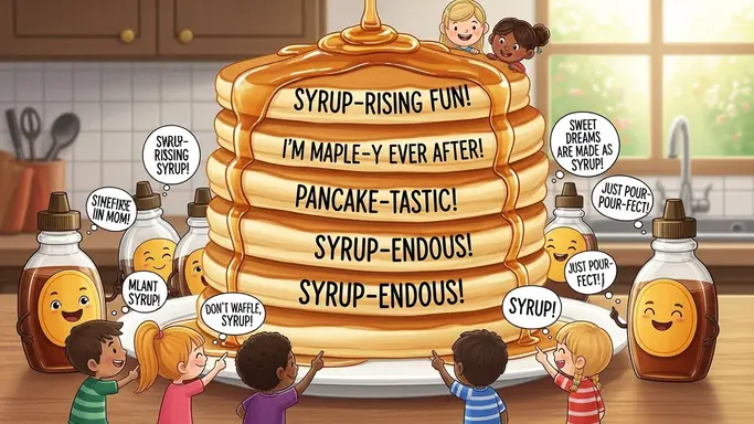 Best Syrup Puns for Kids
