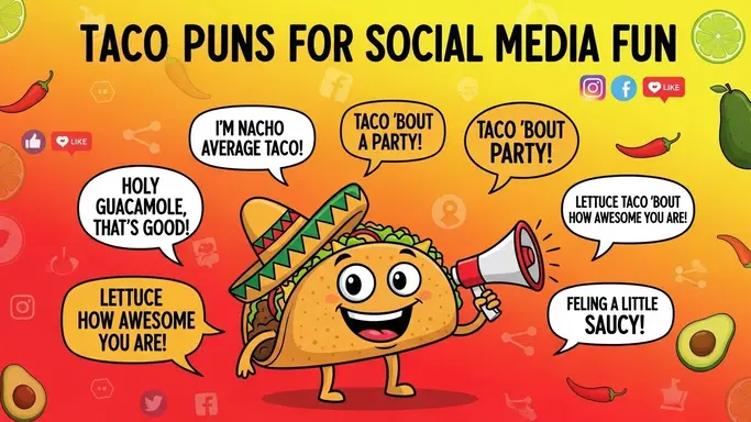 Taco Puns for Social Media Fun
