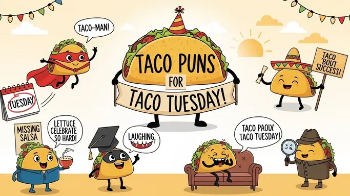Taco Puns for Taco Tuesday
