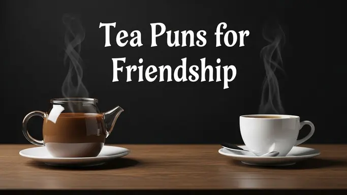 Tea Puns for Friendship